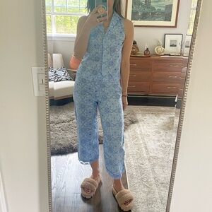 August Moon Lightweight Cotton Pajama Set